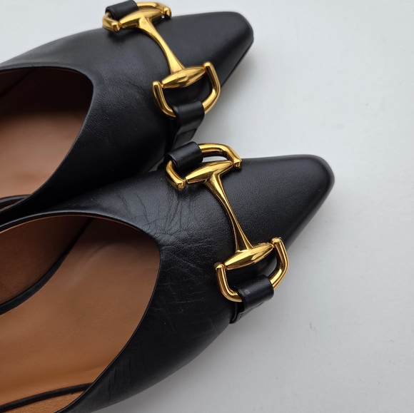 Angel Alarcon Anthropologie Macy Flat In Black Size 41 10 10.5 - Picture 11 of 13